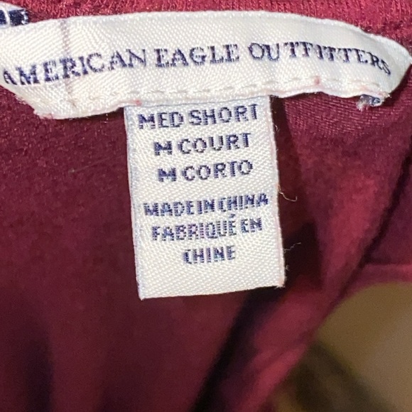 American Eagle Outfitters 🦅 Cage Front Sleeveless Romper in Claret size M Short - Picture 14 of 14